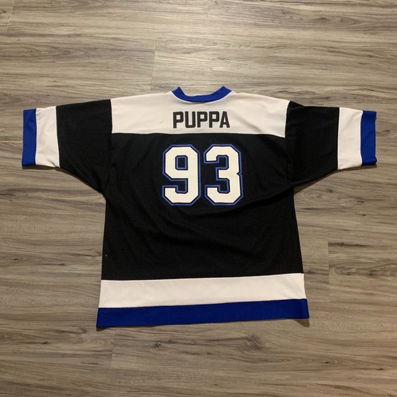 Official Men's XL Logo7 Darren Puppa Tampa Bay Lightning NHL Hockey Jersey - Picture 2 of 8